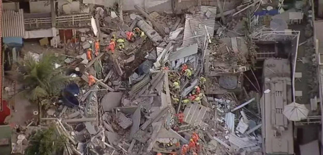 Desabamento de asilo deixa 1 morto e 13 idosos soterrados em Belo Horizonte