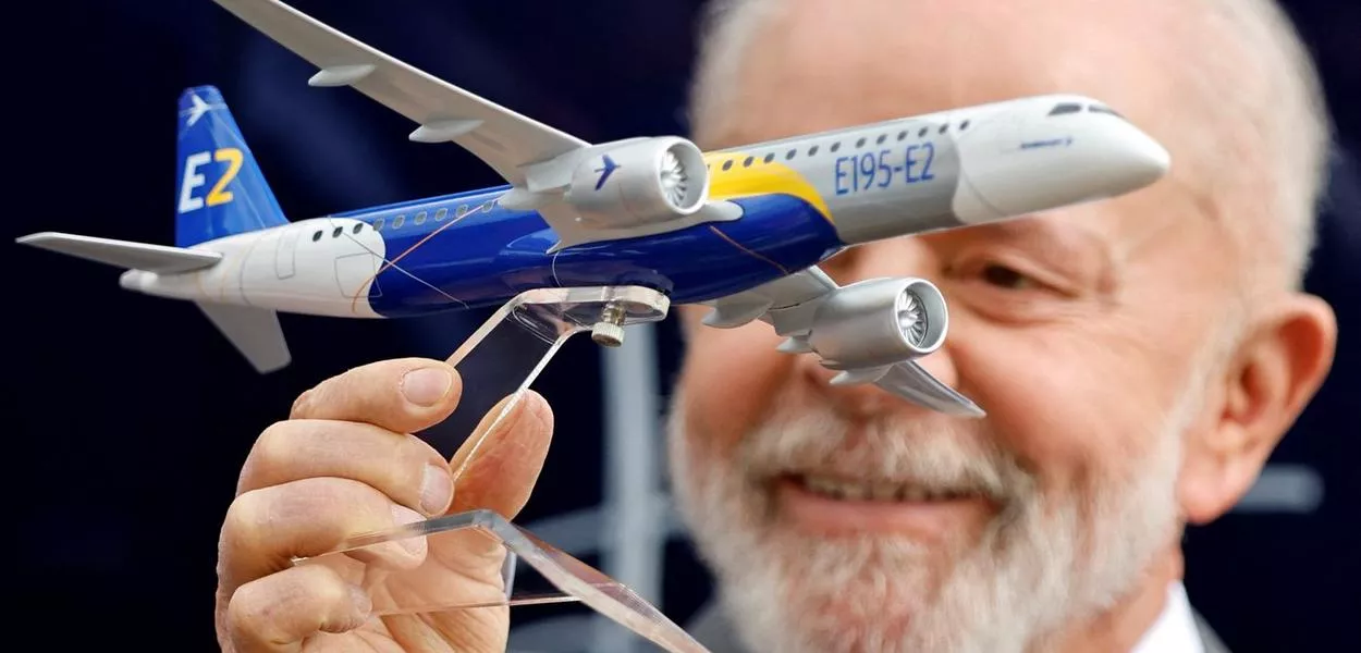 Embraer bomba no governo Lula e tem recorde de pedidos de novas aeronaves
