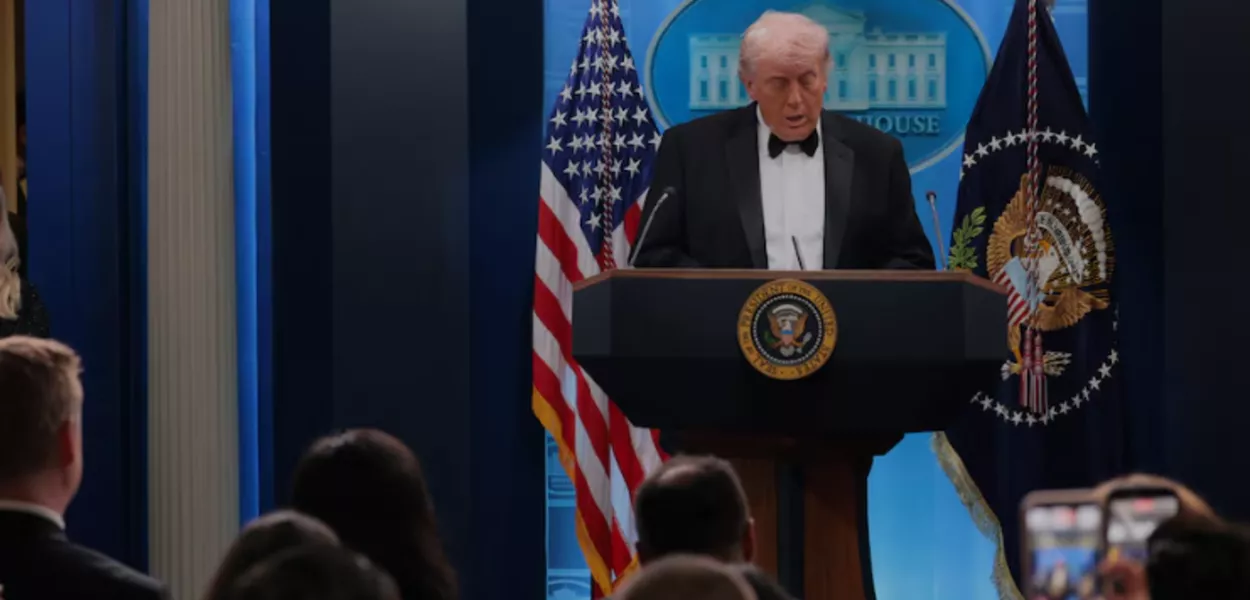 Trump se irrita ao ser questionado por jornalista se é pedófilo