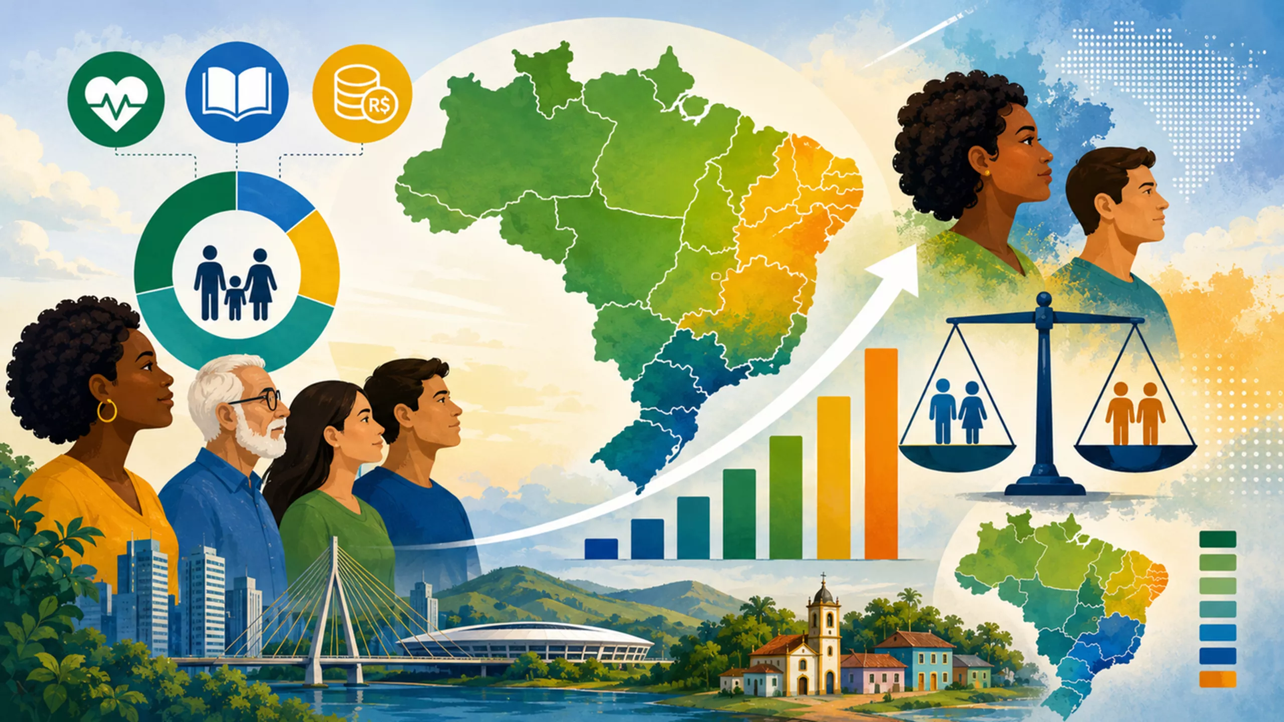 Brasil entra pela primeira vez no grupo de países com muito alto desenvolvimento humano