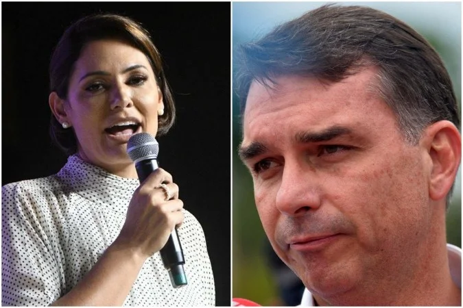 Michelle diz que “não tem raiva de ninguém”, após atrito com Flávio