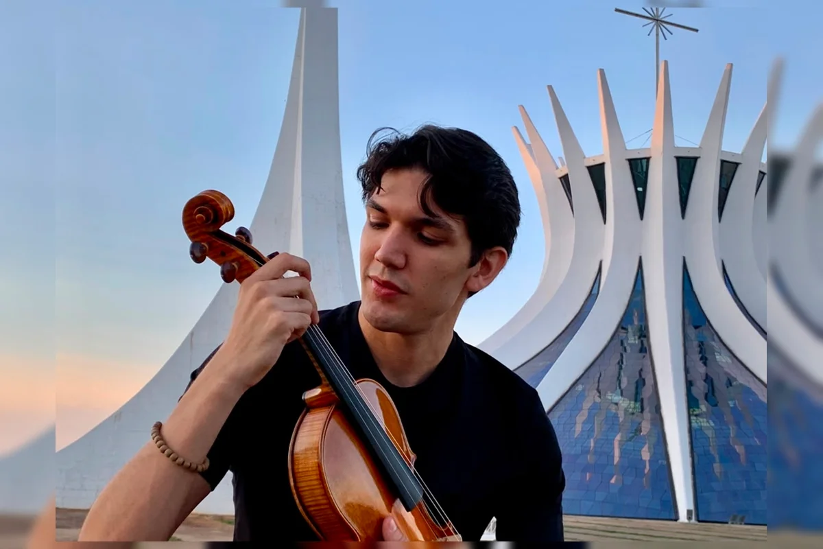 Violista do DF é aprovado em conservatório de música na Holanda
