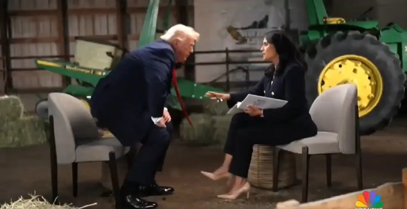 Trump abandona entrevista após ser cobrado a apresentar provas de fraude eleitoral