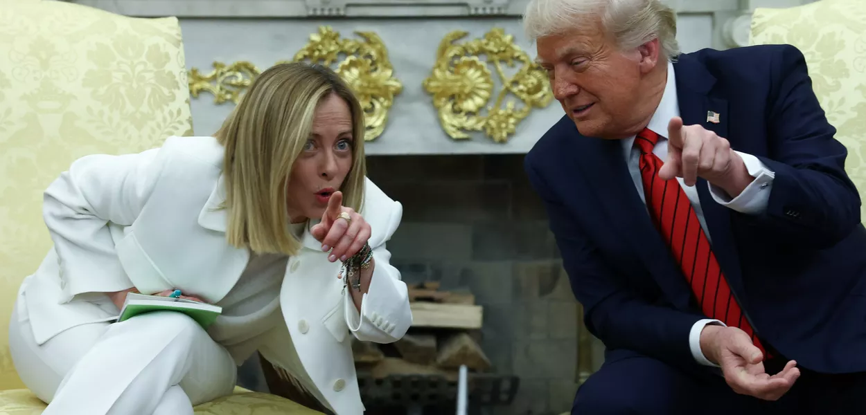 Giorgia Meloni desmente Trump sobre foto no G7: “completamente inventada”