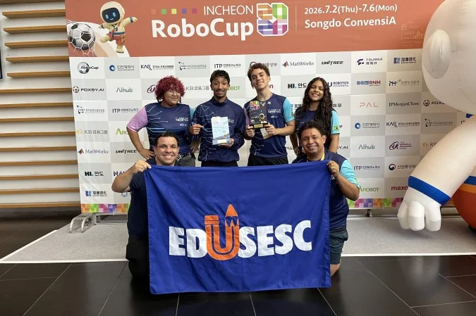 Brasilienses ganham título em campeonato mundial de robótica na Coreia do Sul