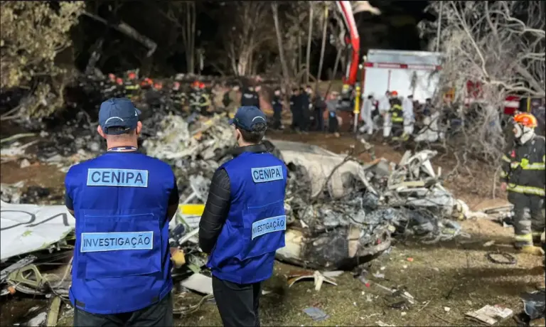 Relatório do Cenipa aponta sequência de falhas que levou à queda de avião da Voepass