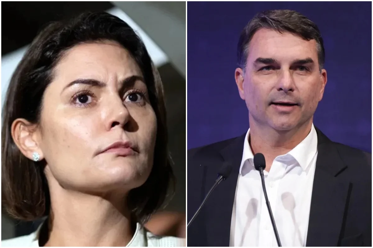 Flávio rebate indireta de Michelle: “Única relação com Vorcaro é o filme do meu pai”. Veja vídeo