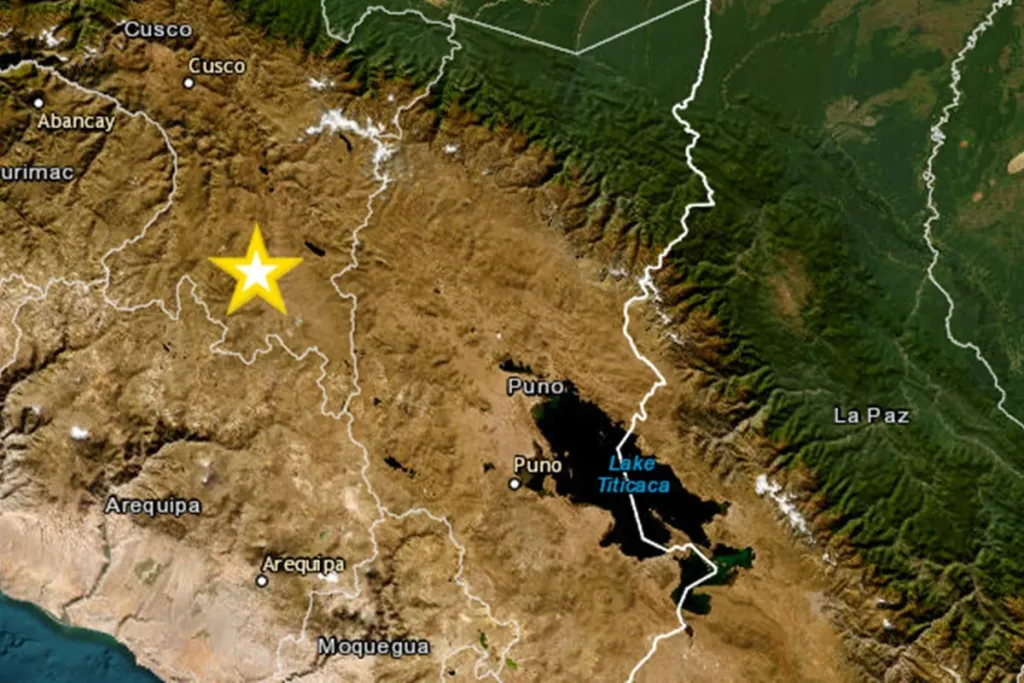 Terremoto de magnitude 5,4 atinge o Peru
