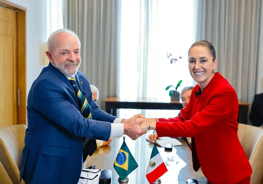 Lula e Claudia Sheinbaum discutem ampliação da parceria entre Brasil e México