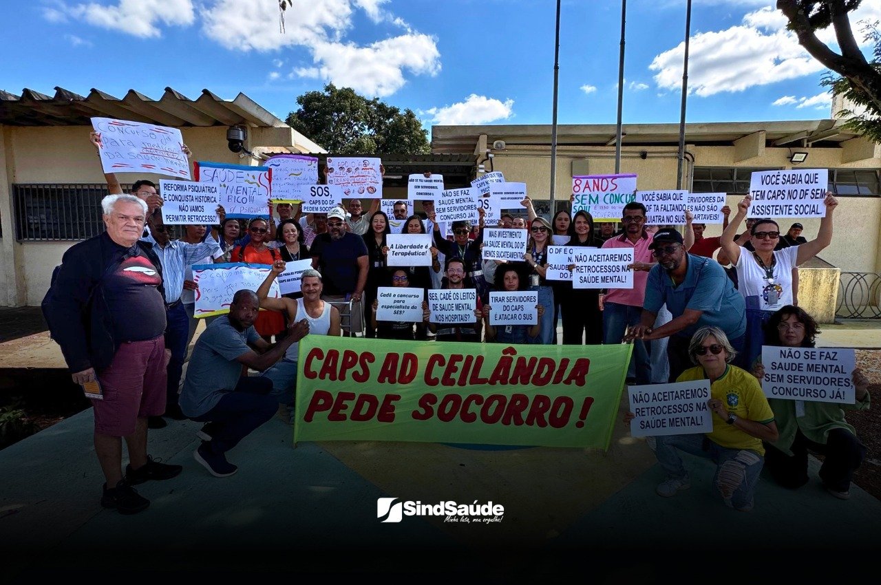 CAPS AD III de Ceilândia denuncia déficit de profissionais e cobra reforço urgente na saúde mental