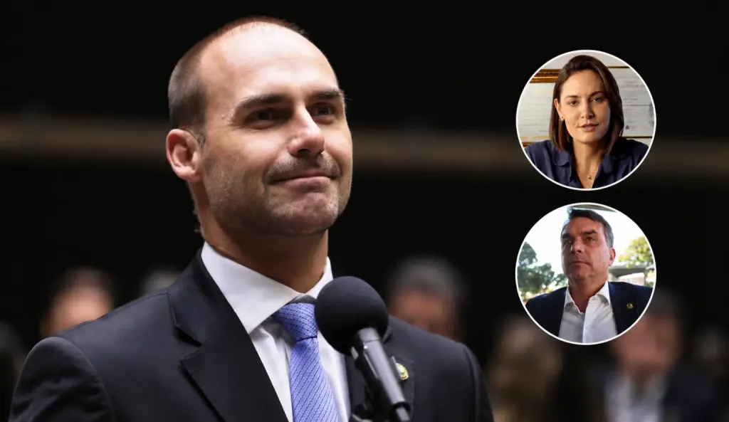 Eduardo vai reabrir crise no clã Bolsonaro com críticas a Michelle na campanha