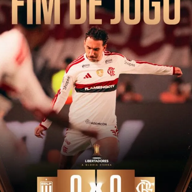 Flamengo segura empate com Estudiantes e deixa classificação para o Maracanã