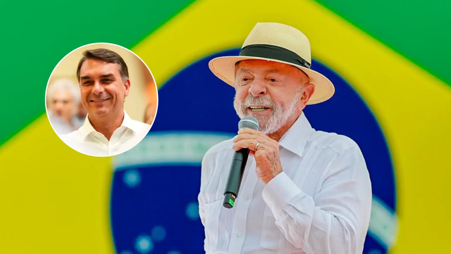 CNT/MDA: Lula aparece à frente de Flávio Bolsonaro em eventual segundo turno