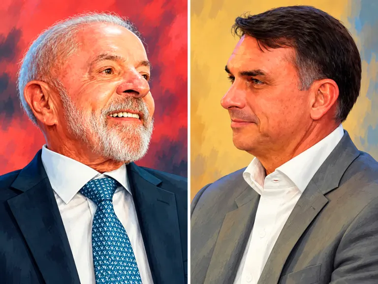 Lula tem 51% dos votos válidos contra 49% de Flávio Bolsonaro, aponta Vox Brasil