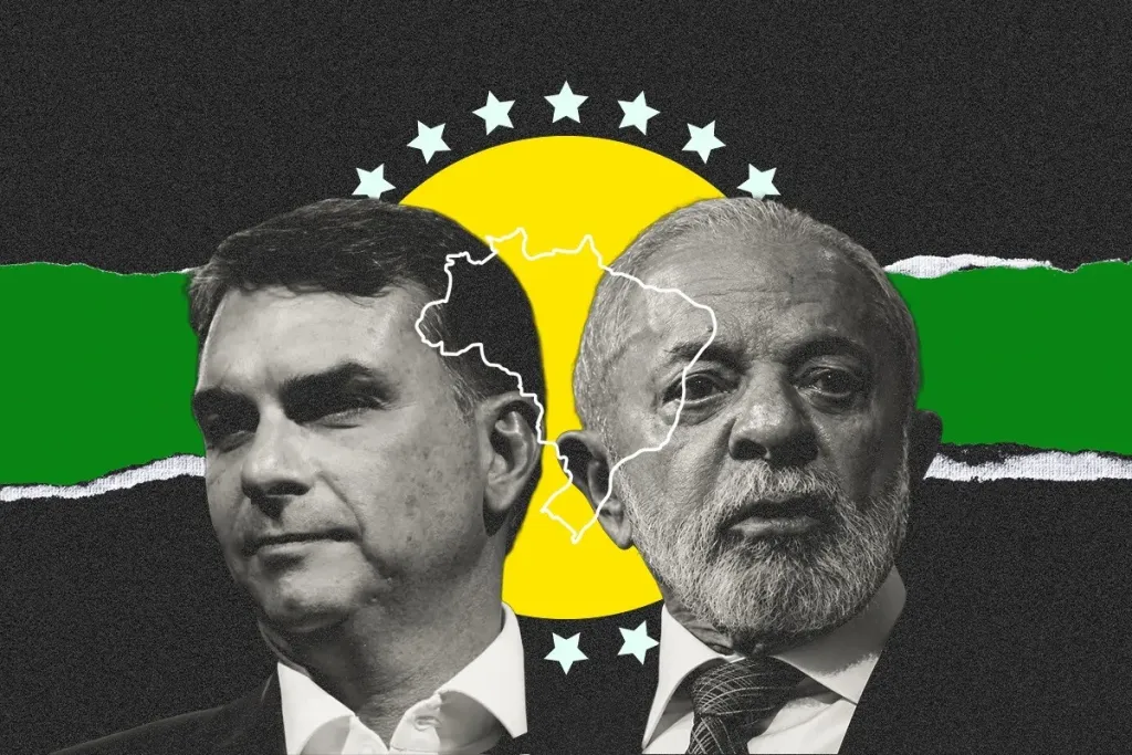 Lula e Flávio Bolsonaro disputam votos de candidatos eliminados no segundo turno