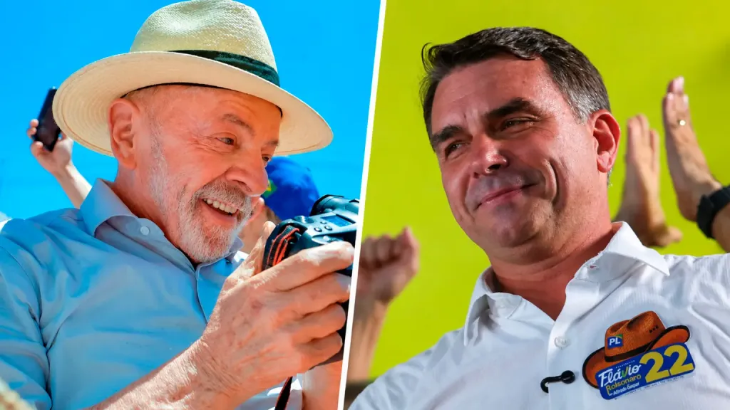 Pesquisa aponta disputa acirrada entre Lula e Flávio Bolsonaro no segundo turno